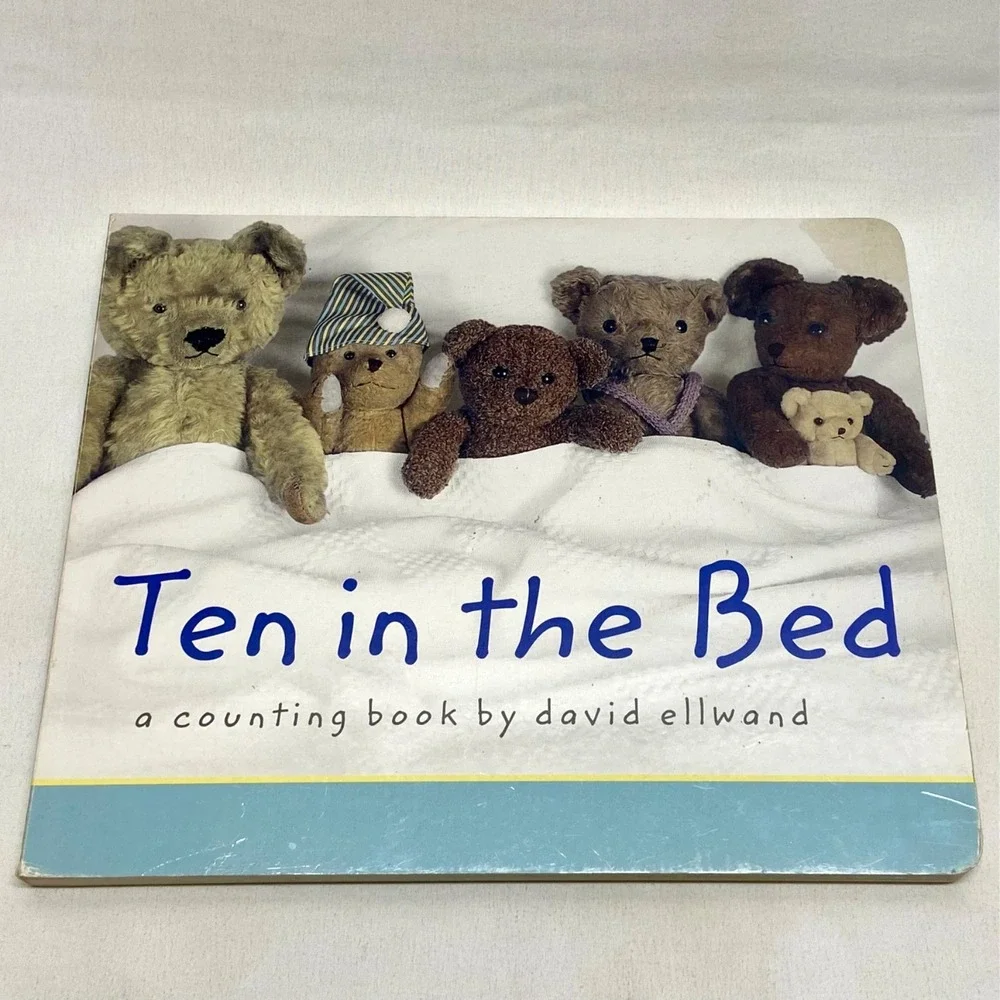 Ten In the Bed A Children's Counting Book by Ellwand, David Board Fast Free Ship
